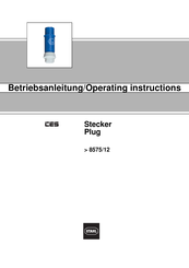 Stahl 8575/12 Operating Instructions Manual