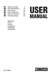 Zanussi ZFU719EW User Manual