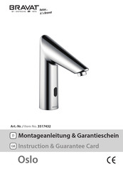 Dietsche 3517432 Instruction & Guarantee Card