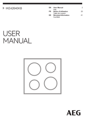 AEG IKE42640KB User Manual