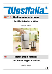 Westfalia 88 60 75 Instruction Manual