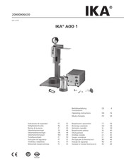 IKA AOD 1 Operating Instructions Manual