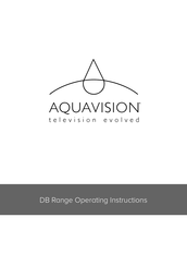 Aquavision DB100 Operating Instructions Manual