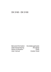 Aeg DK 3160 User Manual
