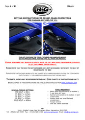 R&G CP0465 Fitting Instructions Manual