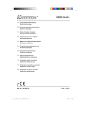 Hurricane 45.002.23 Original Operating Instructions