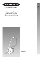 Profilo VS5PT Series Instructions For Use Manual