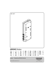 Grohe Ondus 36 067 Manual