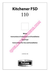 Falcon KCH110DFBLCEU Instructions For Use And Installation