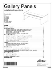 Allsteel GZCKP Installation Instructions Manual