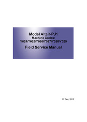 Ricoh Y026 Field Service Manual