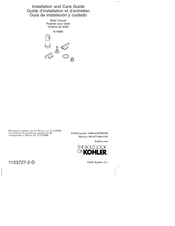 Kohler K-14663 Installation And Care Manual