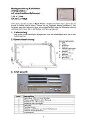 Sport-thieme 2774826 Assembly Instruction Manual