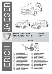 Erich Jaeger 735229 Installation Instructions Manual