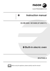 Fagor IO-CBI-2020 Instruction Manual