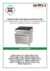 RM SPST-7120B-21 G Instructions For Installation And Use Manual