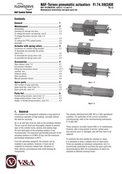 Flowserve NAF 791290 Maintenance Instructions And Spare Parts List