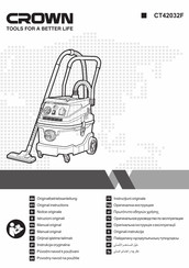 Crown CT42032F Original Instructions Manual