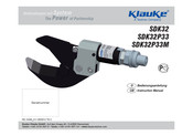 Textron Klauke SDK32 Instruction Manual