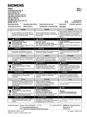 Siemens SIRIUS 3RV2.2 Operating Instructions Manual