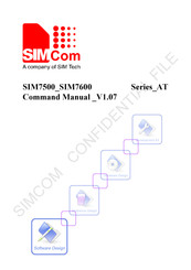 SimCom SIM7600 Series At Command Manual