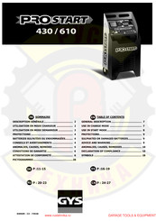 GYS ProStart 430 Manual