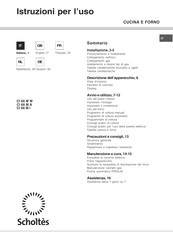 SCHOLTES CI 66 M A Operating Instructions Manual