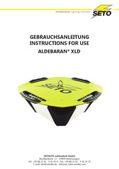 Seto Aldebaran XLD Instructions For Use Manual