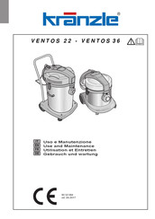 Kränzle VENTOS 22 Use And Maintenance