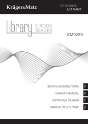 Krüger & Matz Library KM0289 Owner's Manual