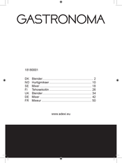 Gastronoma 18180001 Manual