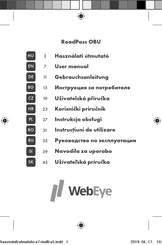 WebEye RoadPass OBU User Manual