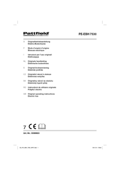 Pattfield PE-EBH 7530 Original Operating Instructions