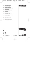 EINHELL Bavaria BTS 400 Operating Instructions Manual
