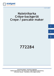 Stalgast 772284 Instruction Manual
