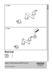 Grohe BauLoop 19 594 Instructions Manual