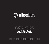 Niceboy ORYX X200 Manual