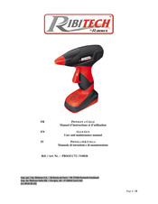 Ribimex RIBITECH PRSOUC72 User And Maintenance Manual