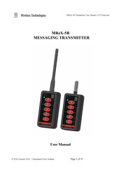 WTE MReX-5B User Manual
