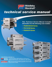 Middleby Marshall PS360 SERIES Technical & Service Manual