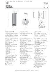 Bega 70 238 Instructions For Use