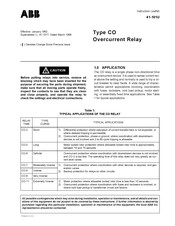 ABB 41-101U Instruction Leaflet
