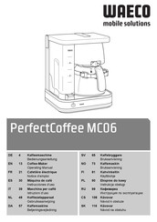 Waeco PerfectCoffee MC06 Operating Manual