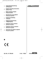 Ergo tools 11030 Original Operating Instructions