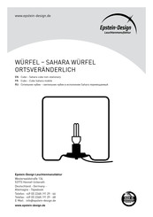 Epstein-Design Cube-Sahara Manual
