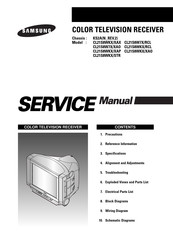 Samsung CL21S8W7X/XAO Service Manual