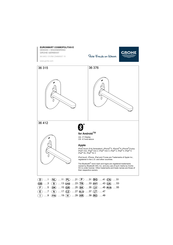 Grohe EUROSMART COSMOPOLITAN E 36 315 Manual