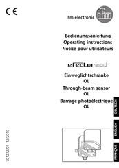 IFM Electronic efector200 OL Operating Instructions Manual