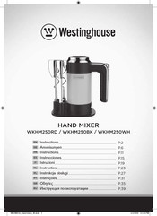 Westinghouse WKHM250RD Instructions Manual