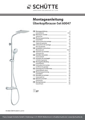SCHÜTTE 60047 Installation Instructions Manual